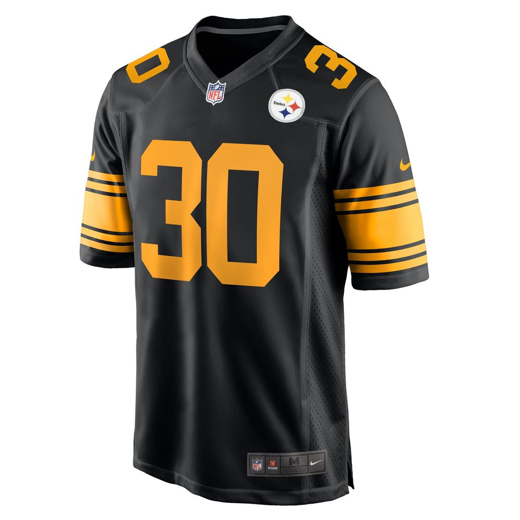 Jaylen Warren Pittsburgh Steelers Black Alternate Game Jersey