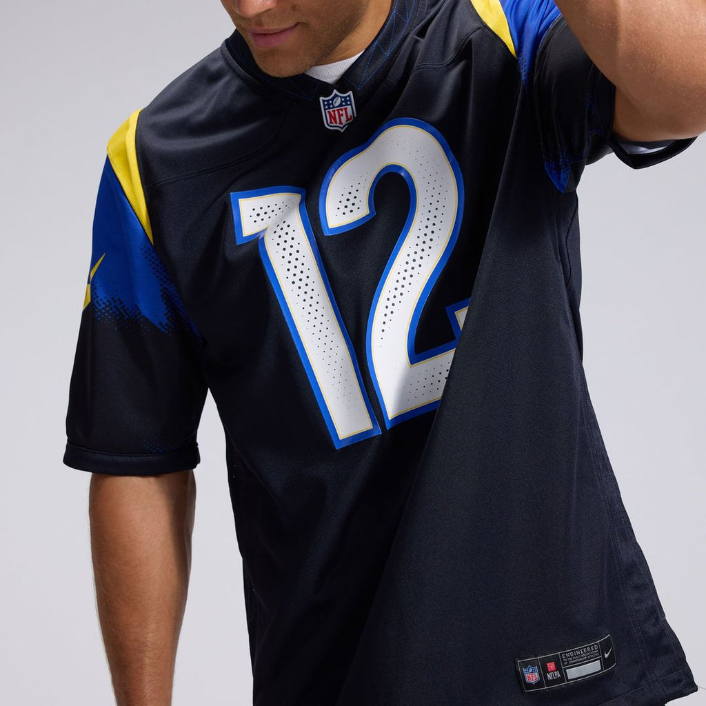 Puka Nacua Los Angeles Rams Dark Blue Rivalries Collection Game Jersey