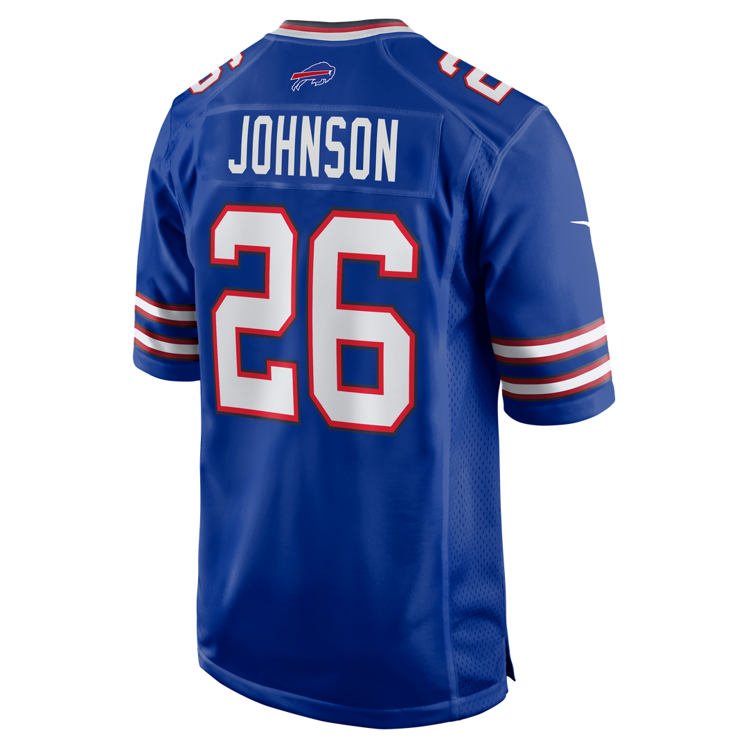 Ty Johnson Buffalo Bills Royal Team Game Jersey