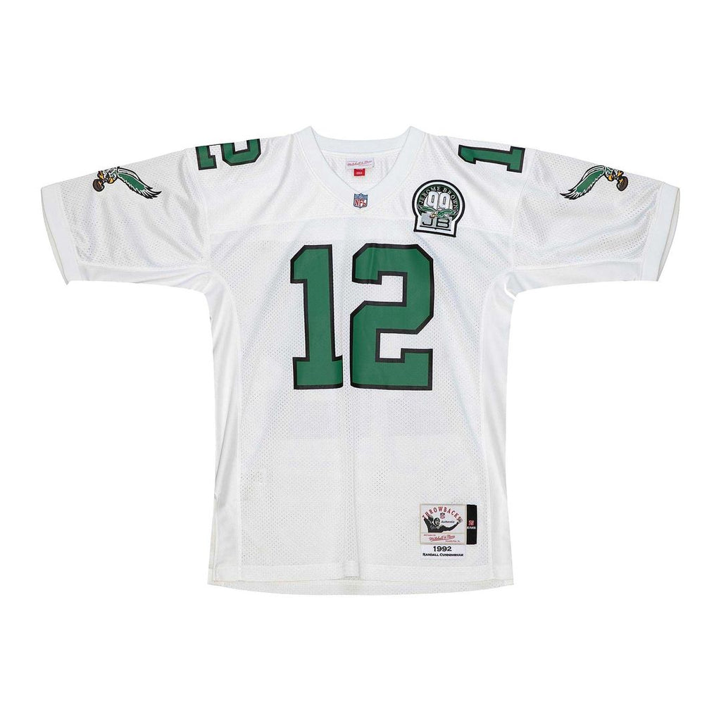 Randall Cunningham Philadelphia Eagles 1992 White Authentic Throwback Retired Player Jersey