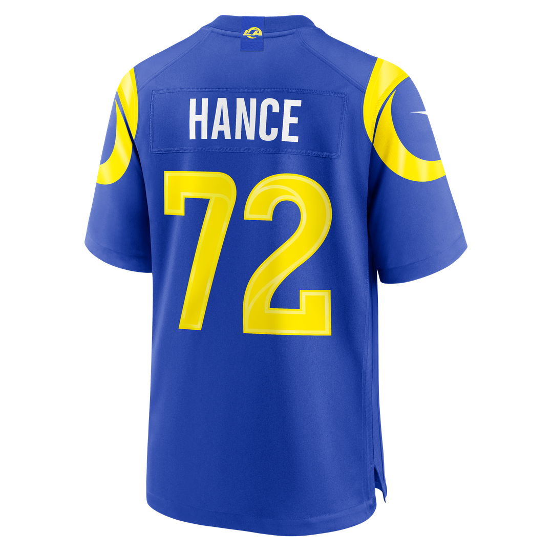 Blake Hance Los Angeles Rams Royal Team Game Jersey