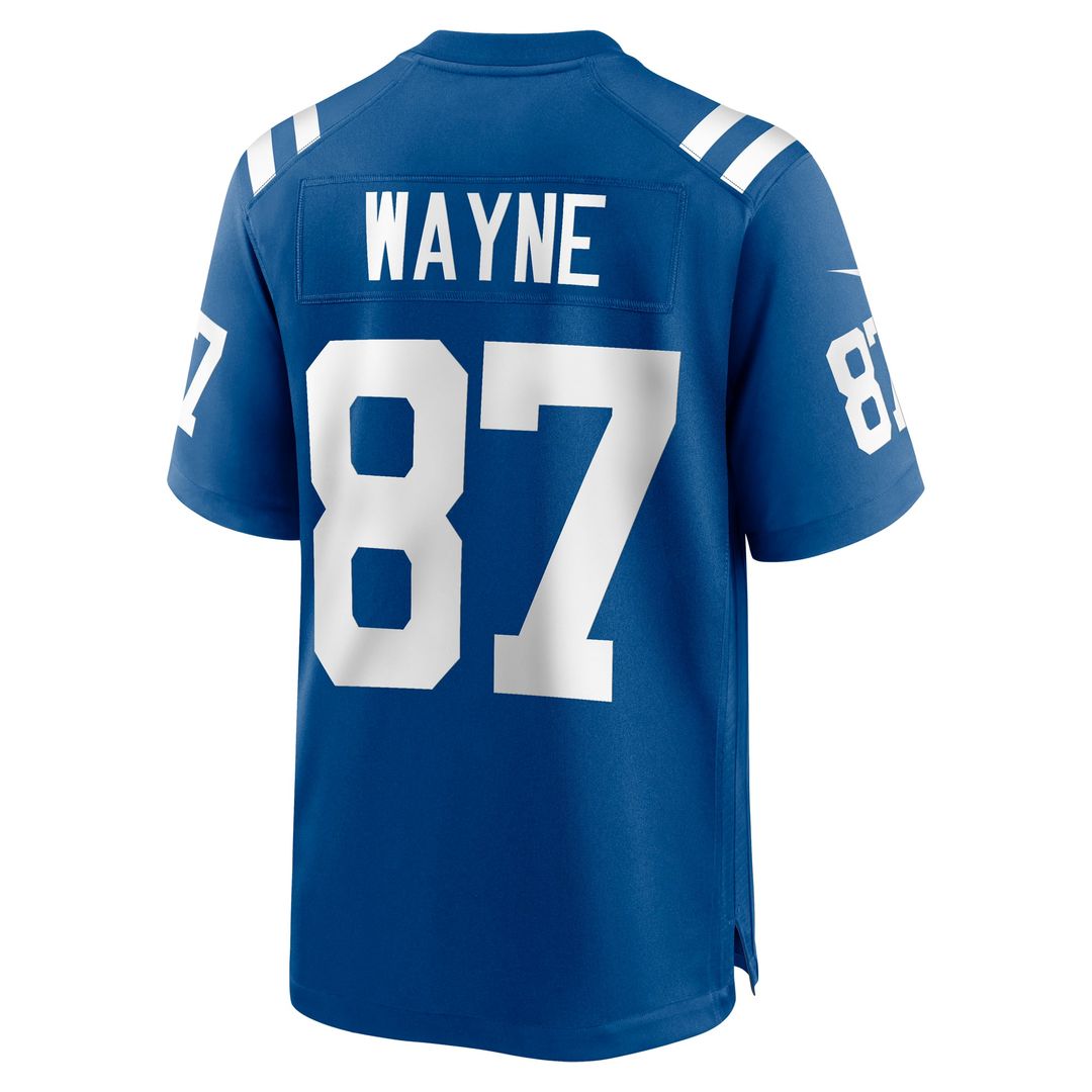 Reggie Wayne Indianapolis Colts Royal Retired Player Game Jersey