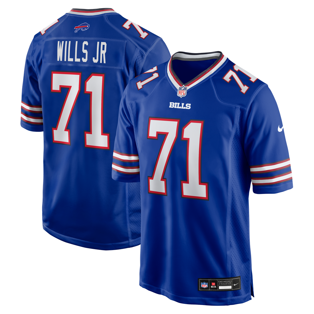 Jedrick Wills Jr. Buffalo Bills Royal Team Game Jersey