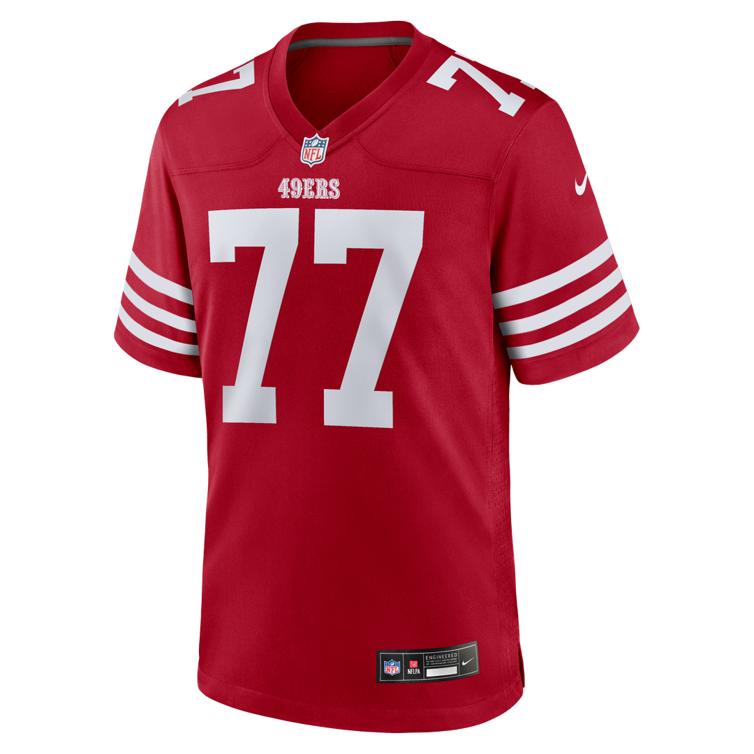 Dominick Puni San Francisco 49ers Scarlet Team Game Jersey