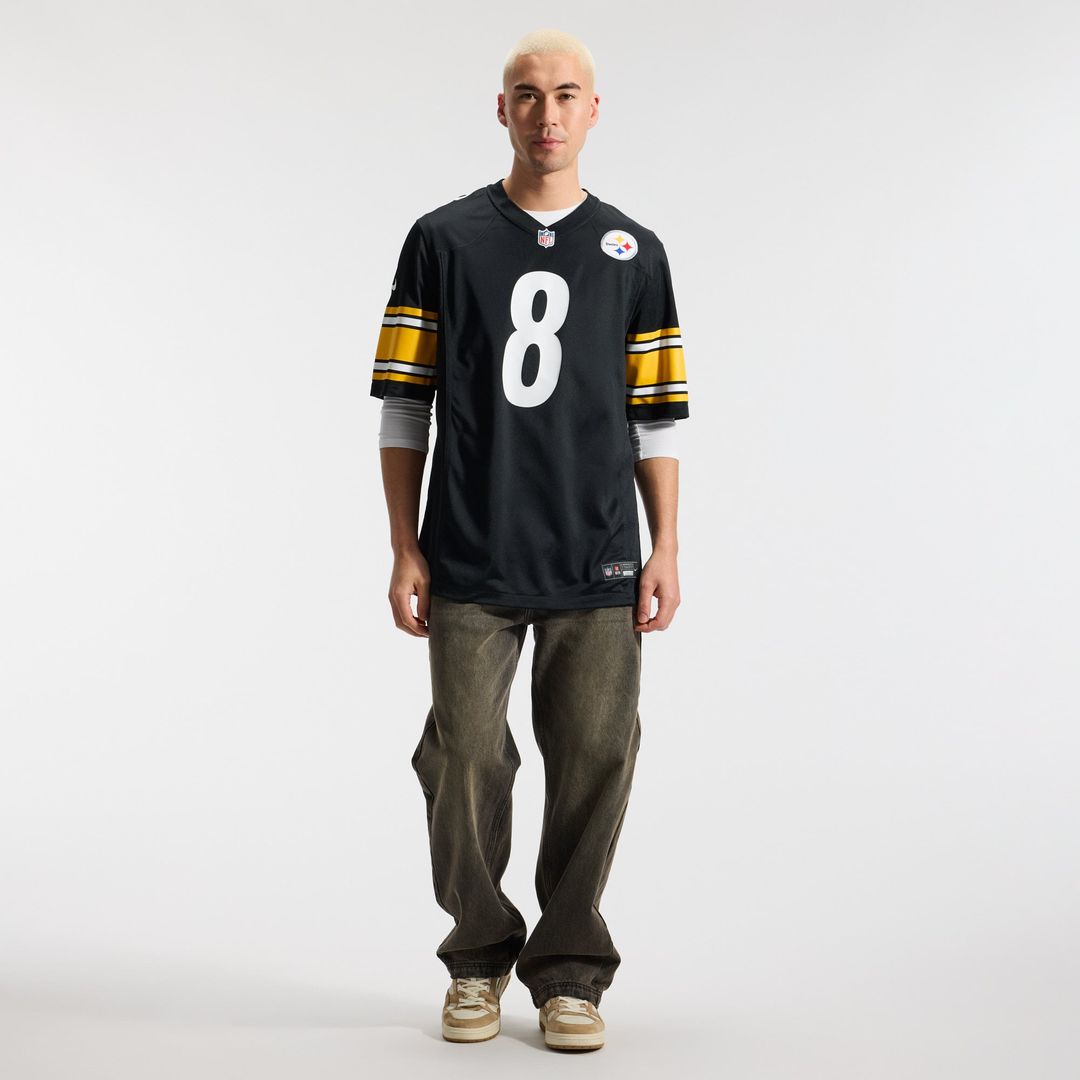 Aaron Rodgers Pittsburgh Steelers Black Game Jersey