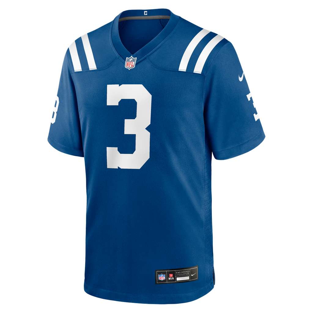 Spencer Shrader Indianapolis Colts Royal Team Game Jersey