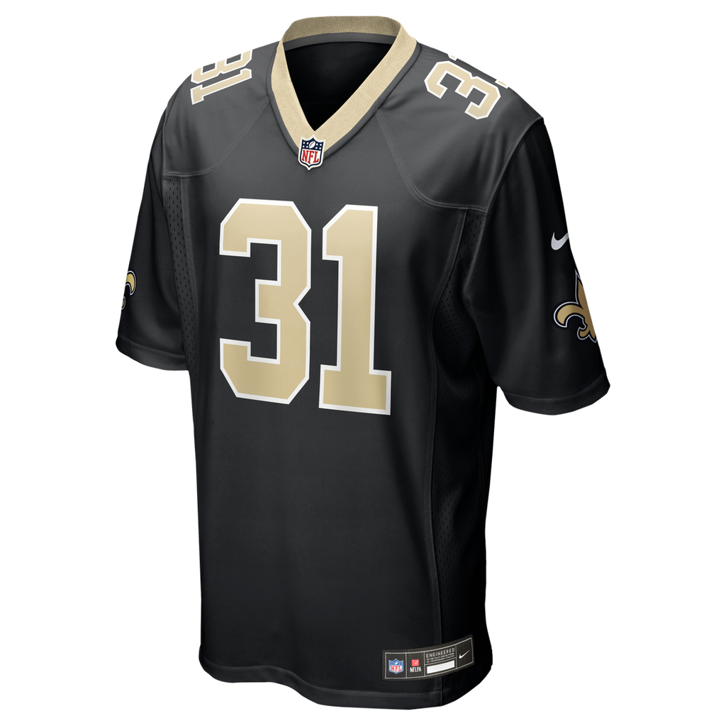Jordan Howden New Orleans Saints Black Team Game Jersey