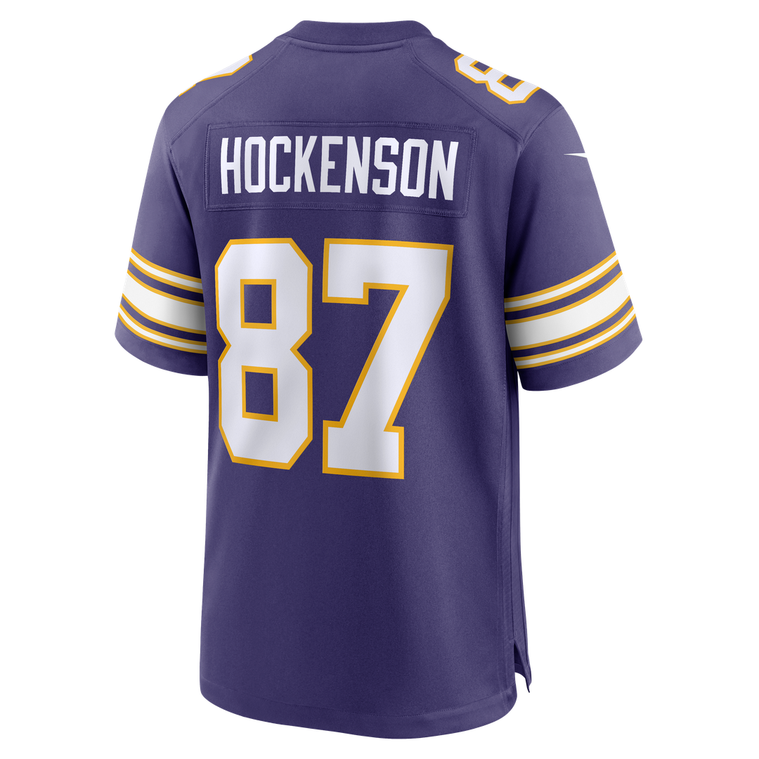 T.J. Hockenson Minnesota Vikings Purple Classic Player Game Jersey