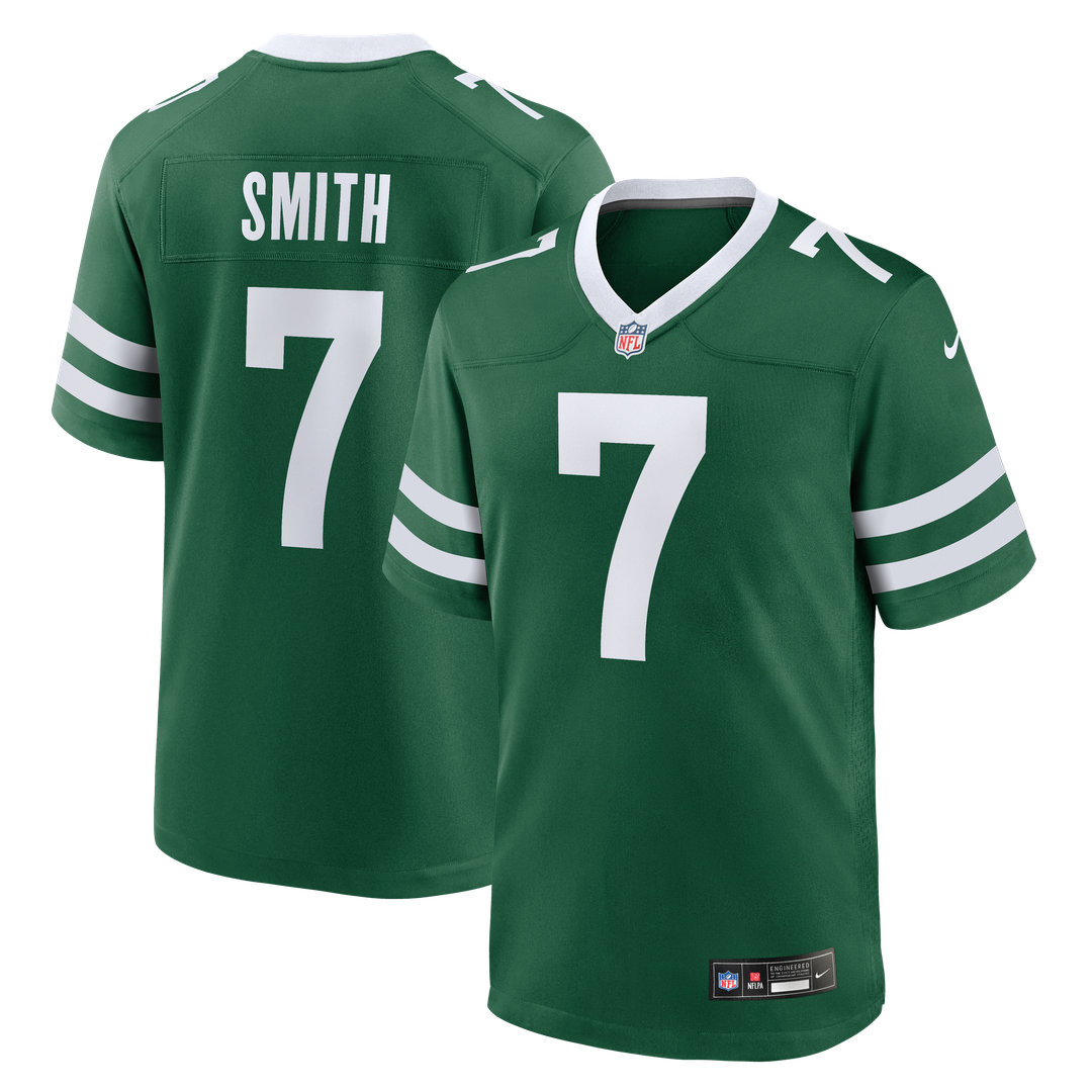 Geno Smith New York Jets Legacy Green Game Jersey