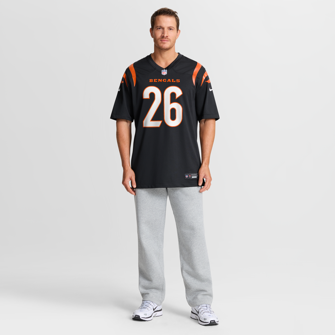 Ja'Sir Taylor Cincinnati Bengals Black Team Game Jersey