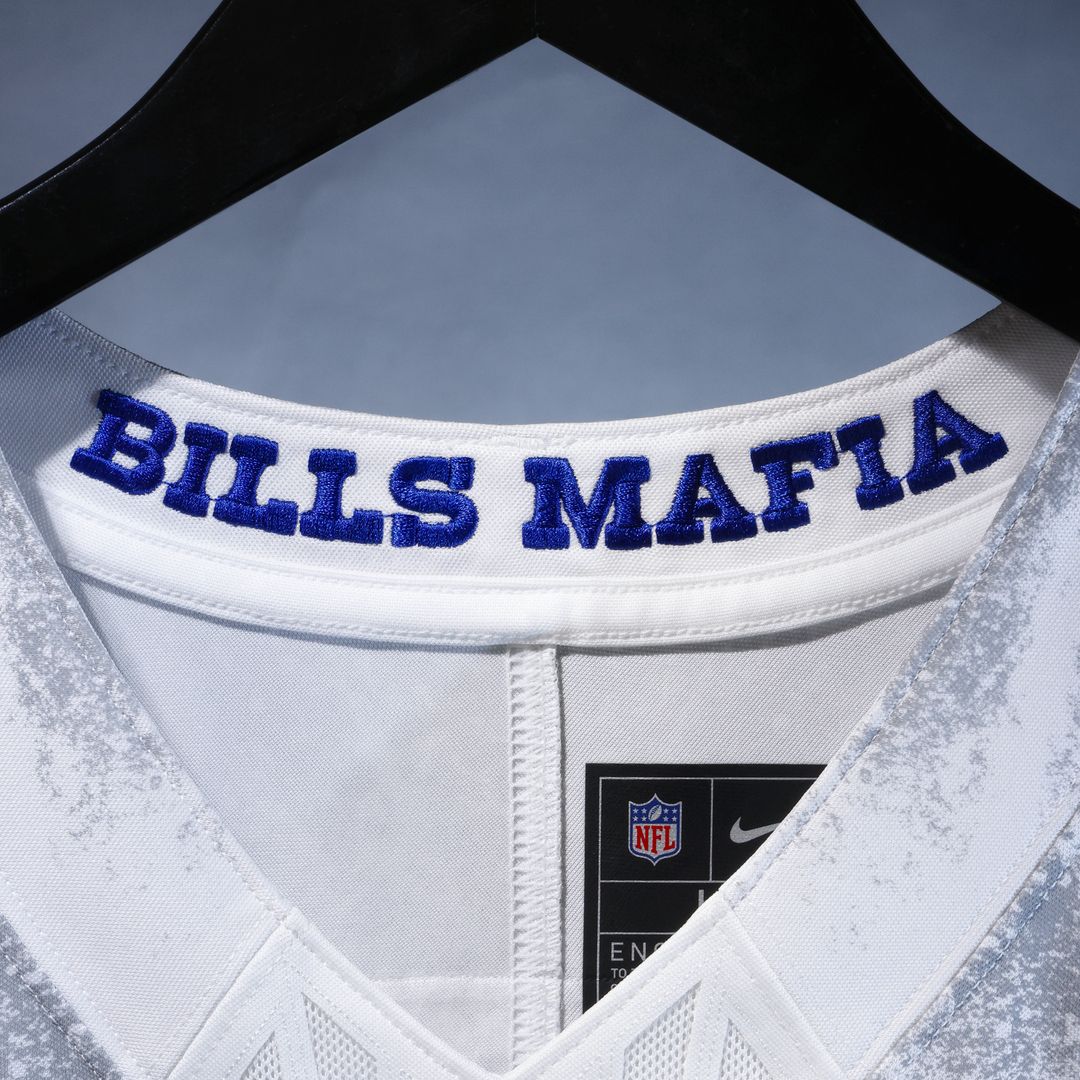 Josh Allen Buffalo Bills White Rivalries Collection Stitched Limited Jersey