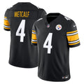 DK Metcalf Pittsburgh Steelers Black Team Vapor F.U.S.E. Stitched Limited Jersey
