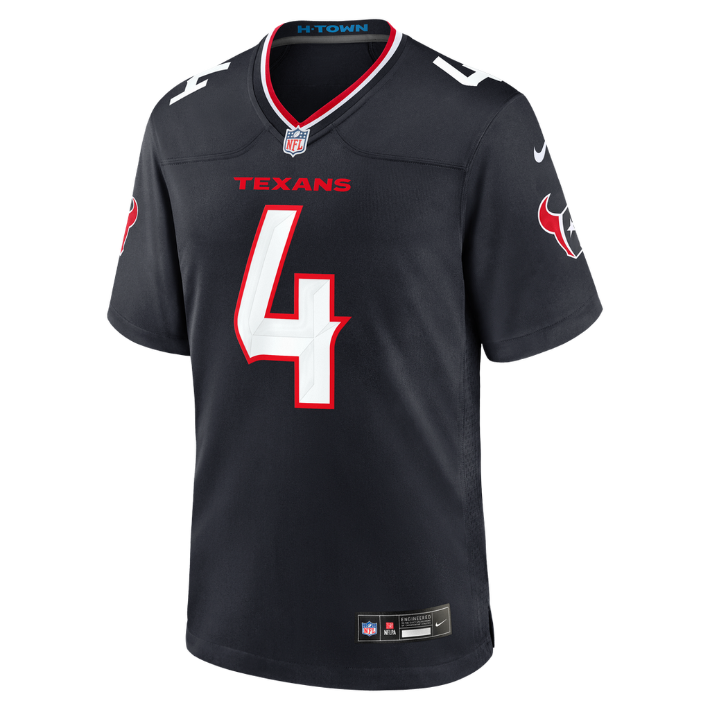 Woody Marks Houston Texans Navy Team Game Jersey