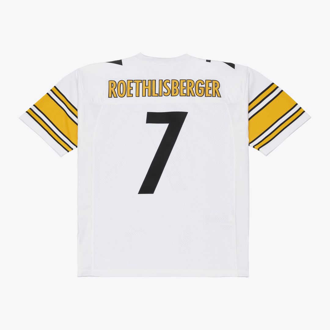 Ben Roethlisberger Pittsburgh Steelers White 2005 Authentic Throwback Jersey