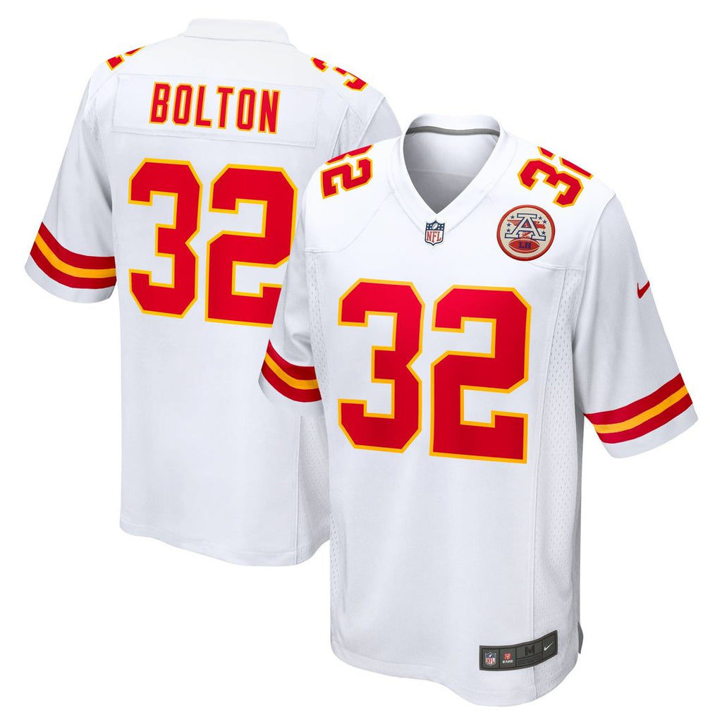 Nick Bolton Kansas City Chiefs White Away Game Player Jersey