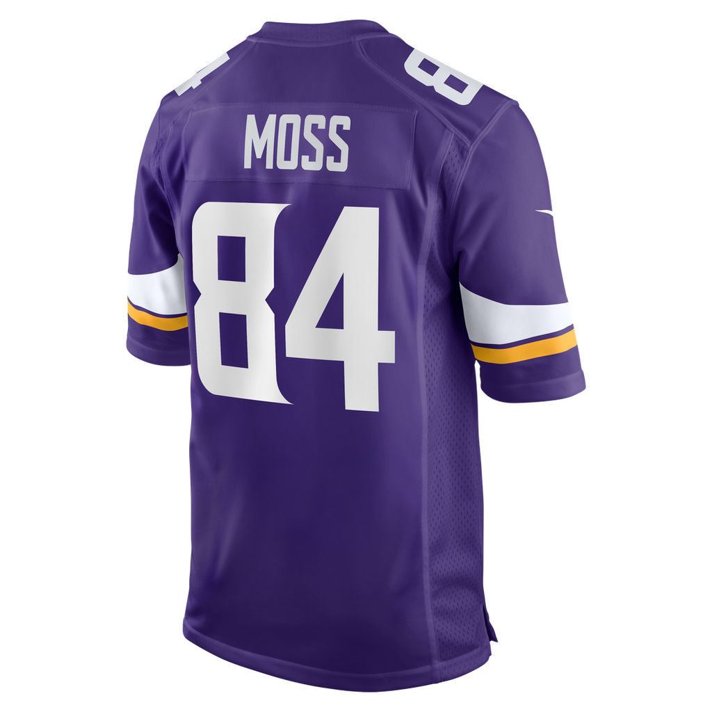 Randy Moss Minnesota Vikings Purple Game Retired Player Jersey
