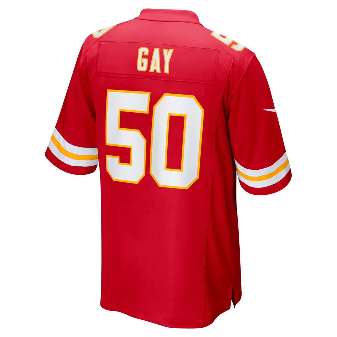 Willie Gay Kansas City Chiefs Red Game Jersey