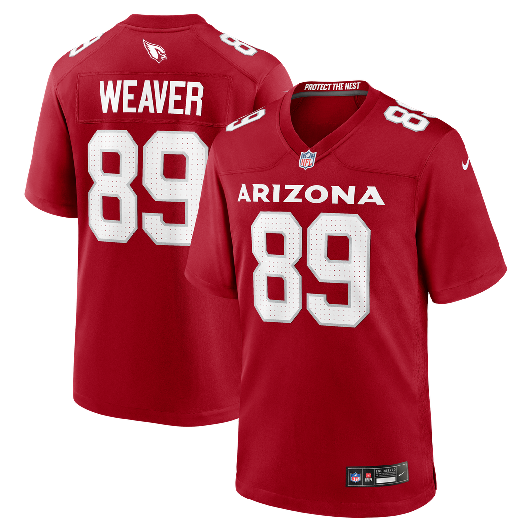 Xavier Weaver Arizona Cardinals Cardinal Team Game Jersey