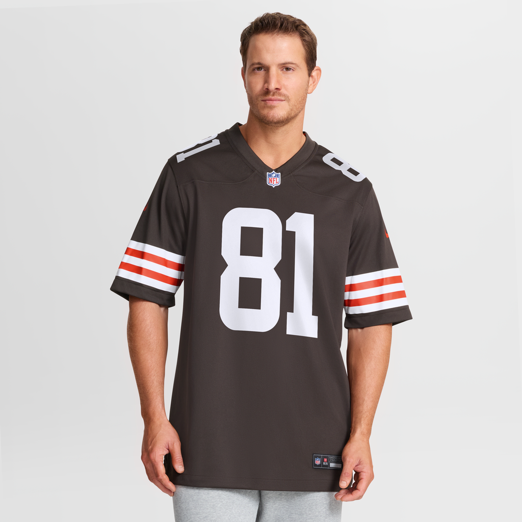 Luke Floriea Cleveland Browns Brown Team Game Jersey