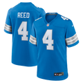 D.J. Reed Detroit Lions Blue Team Game Jersey