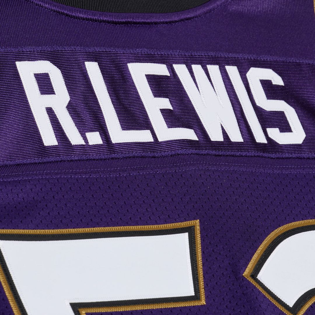 Ray Lewis Baltimore Ravens Purple 1996 Authentic Throwback Jersey