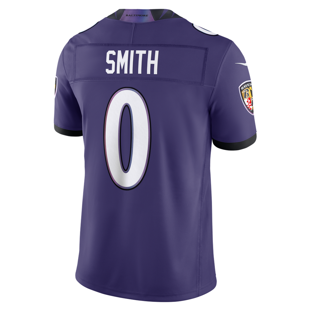 Roquan Smith Baltimore Ravens Purple Team Vapor F.U.S.E. Stitched Limited Jersey