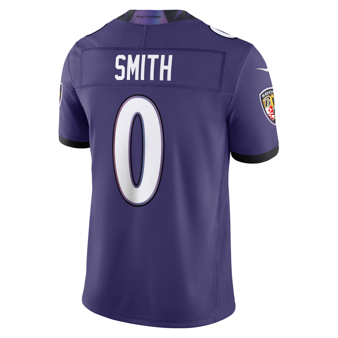 Roquan Smith Baltimore Ravens Purple Team Vapor F.U.S.E. Stitched Limited Jersey