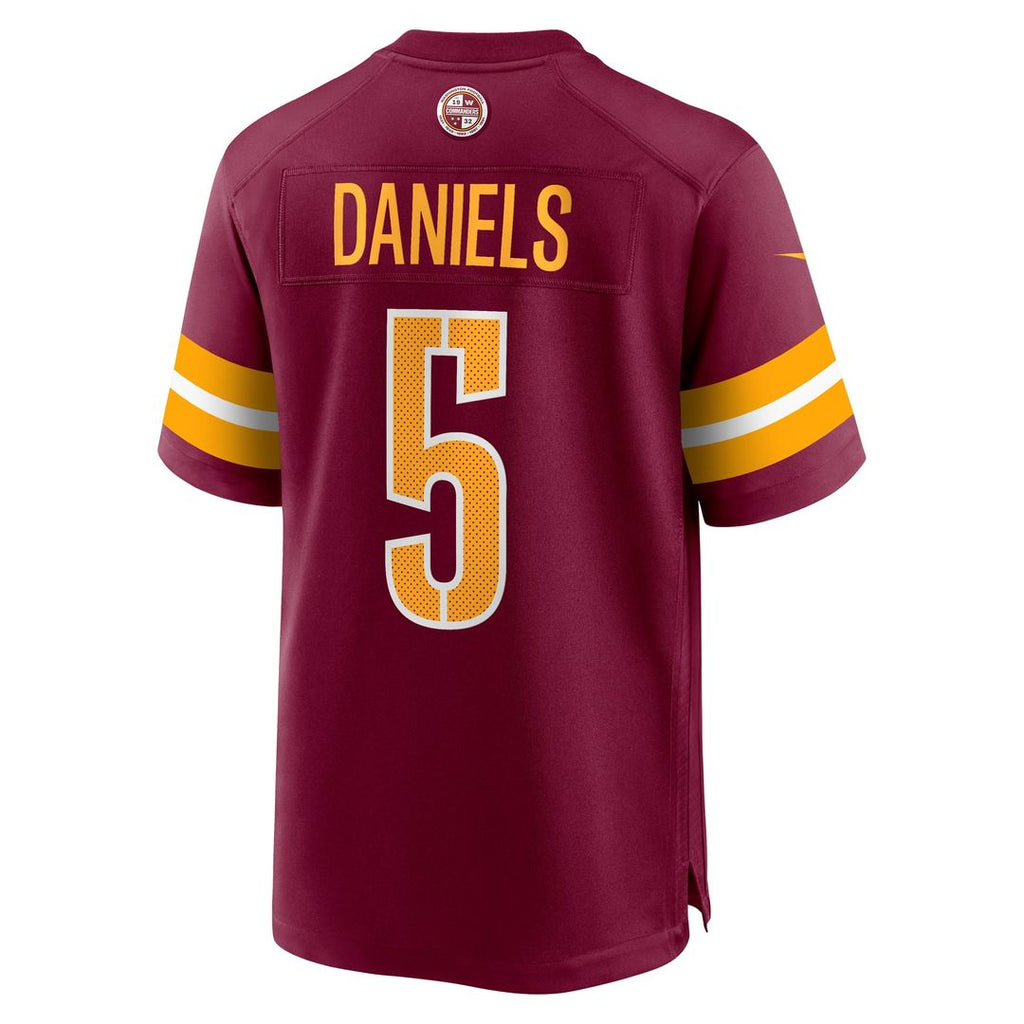 Jayden Daniels Washington Commanders Burgundy Player Game Jersey