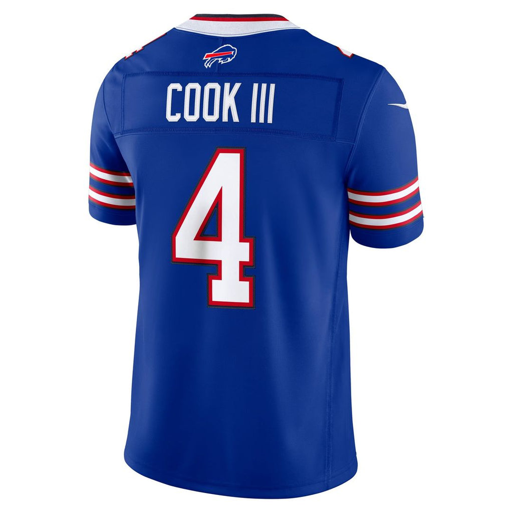 James Cook III Buffalo Bills Royal Team Vapor F.U.S.E. Stitched Limited Jersey