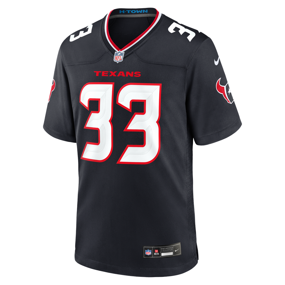 Dare Ogunbowale Houston Texans Navy Team Game Jersey