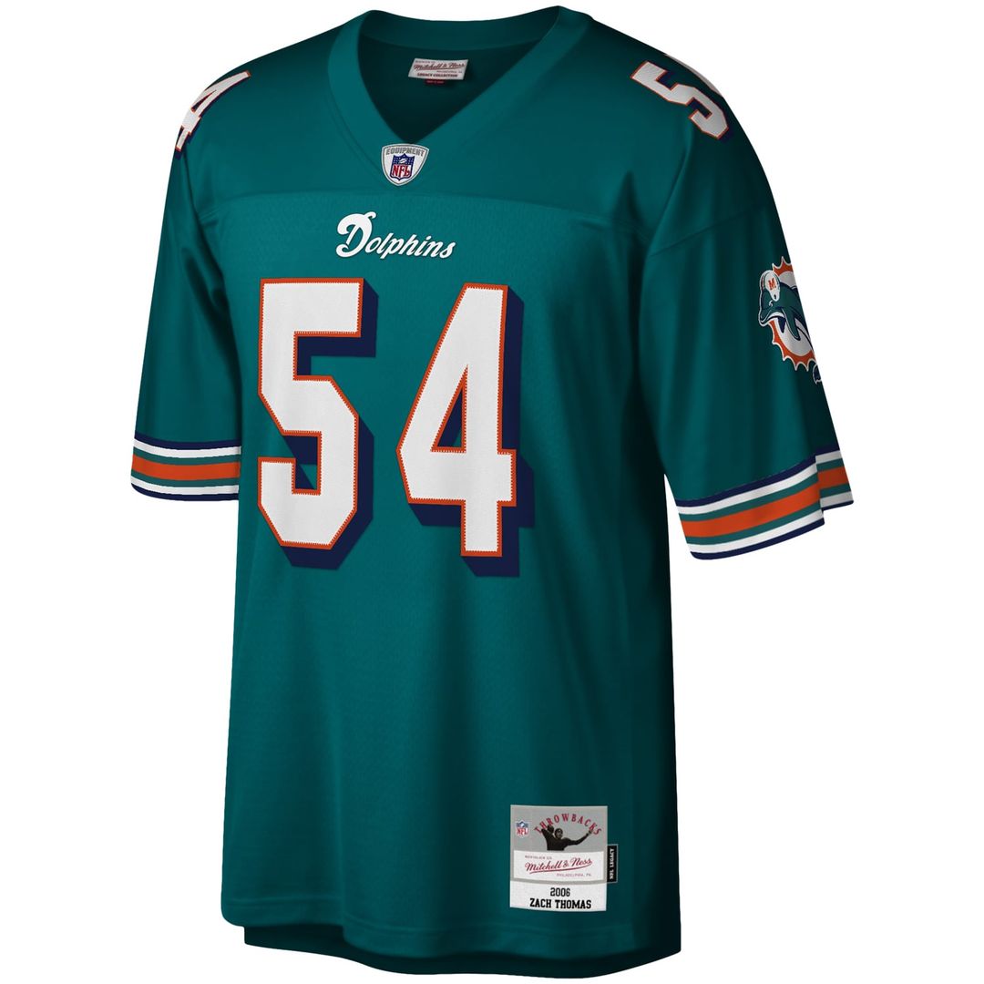 Zach Thomas Miami Dolphins White Legacy Replica Jersey