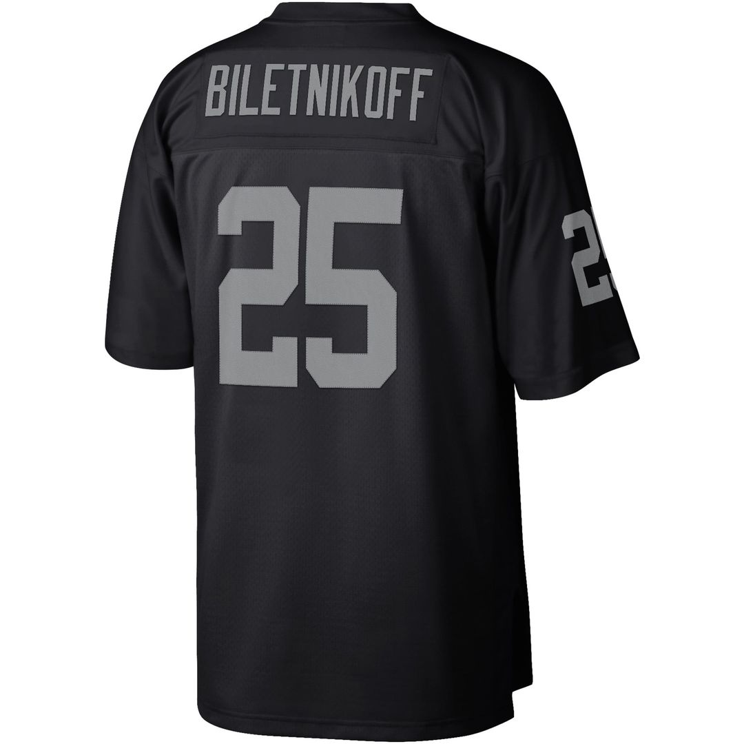 Fred Biletnikoff Las Vegas Raiders Black Legacy Replica Jersey