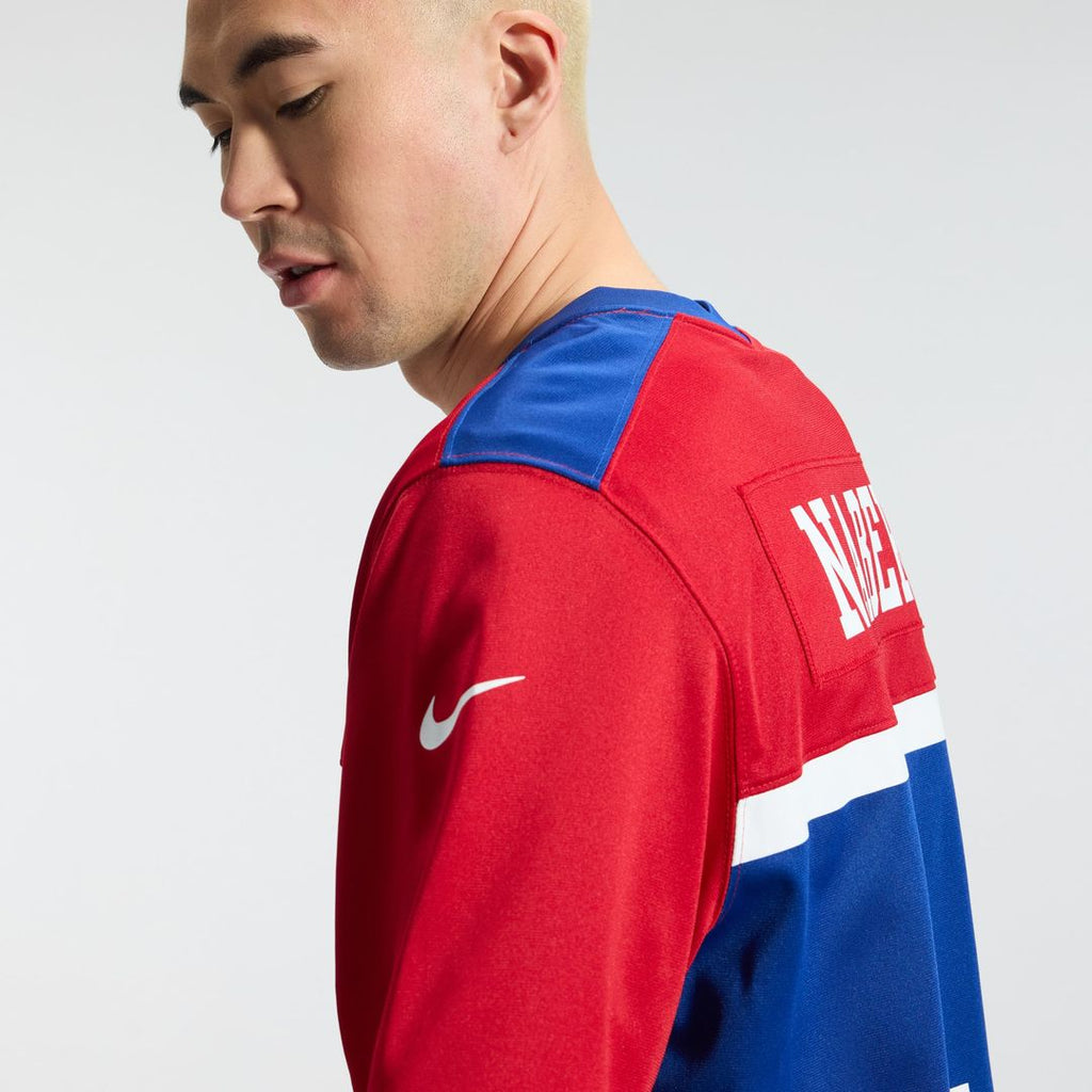 Malik Nabers New York Giants Century Red Alternate Game Jersey