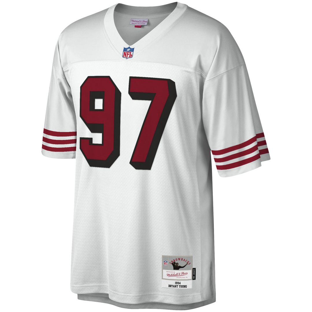 Bryant Young San Francisco 49ers White Legacy Replica Jersey