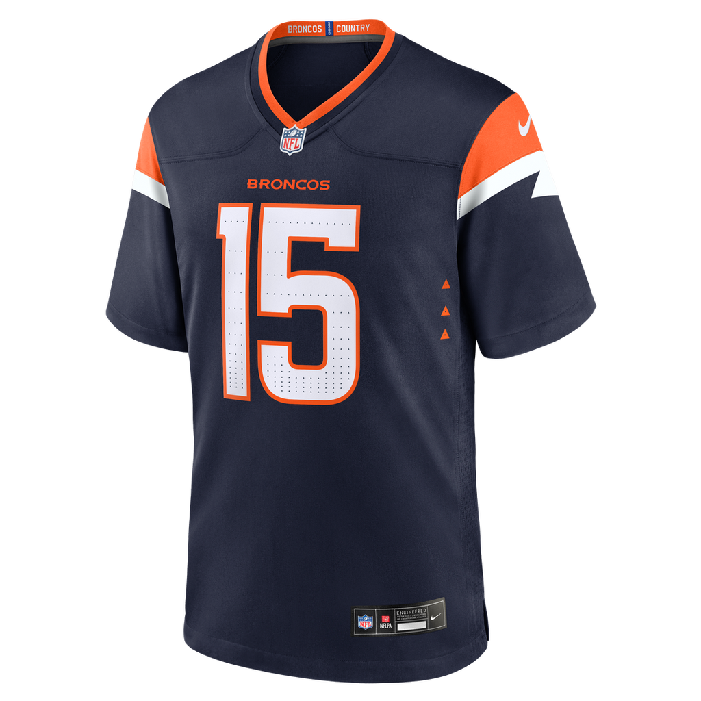 Nik Bonitto Denver Broncos Navy Alternate Game Jersey