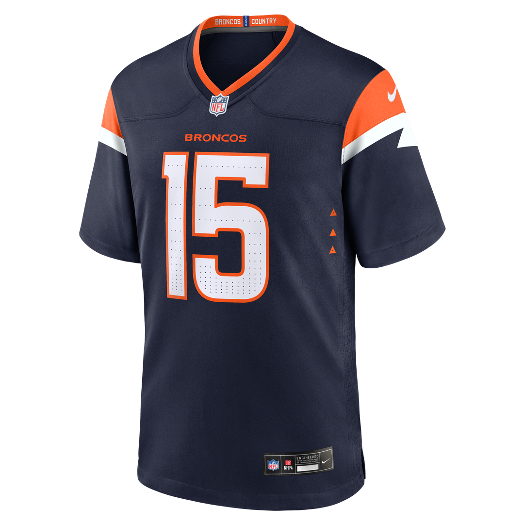 Nik Bonitto Denver Broncos Navy Alternate Game Jersey