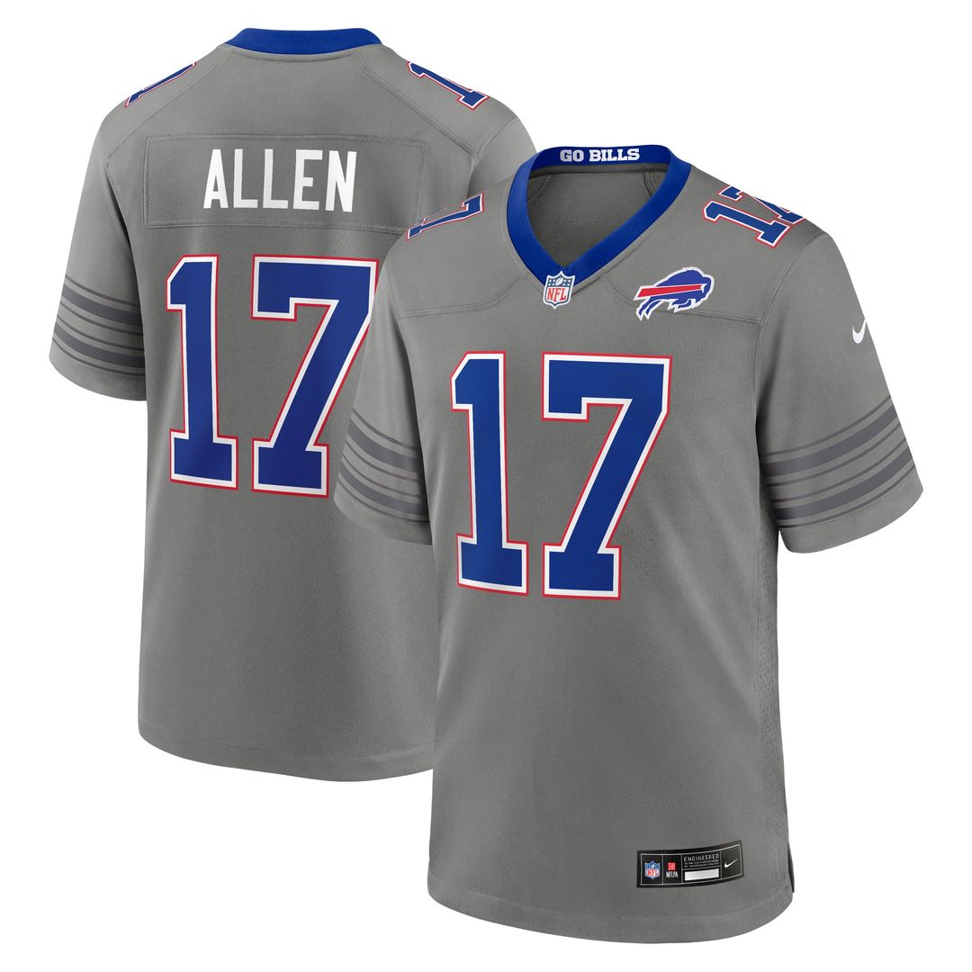 Josh Allen Buffalo Bills White White Game Player Jersey