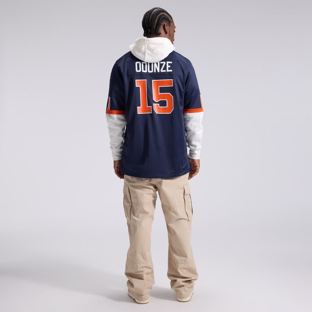 Rome Odunze Chicago Bears Navy 2026 Rivalries Collection Game Jersey
