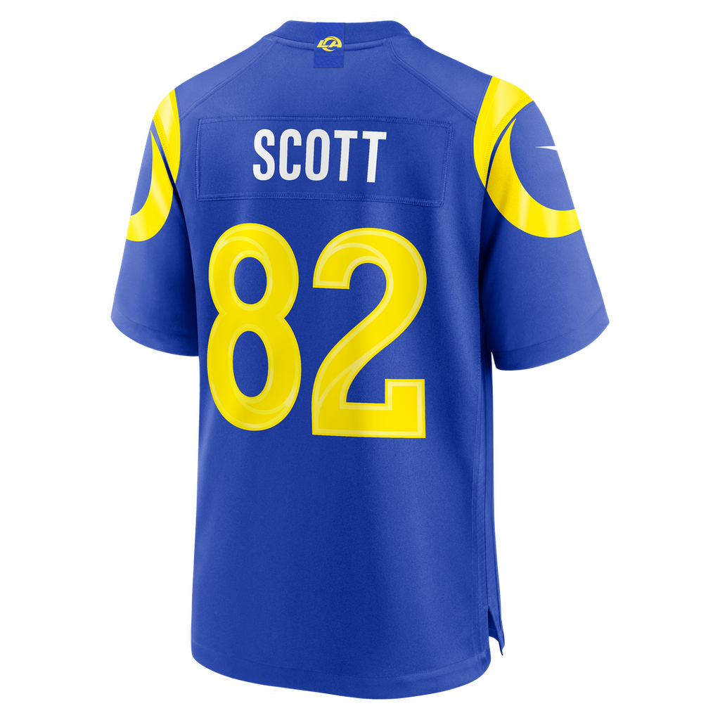 Tyler Scott Los Angeles Rams Royal Team Game Jersey