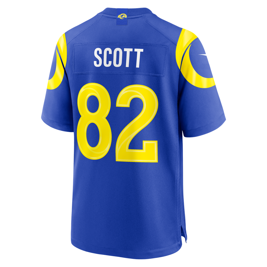Tyler Scott Los Angeles Rams Royal Team Game Jersey