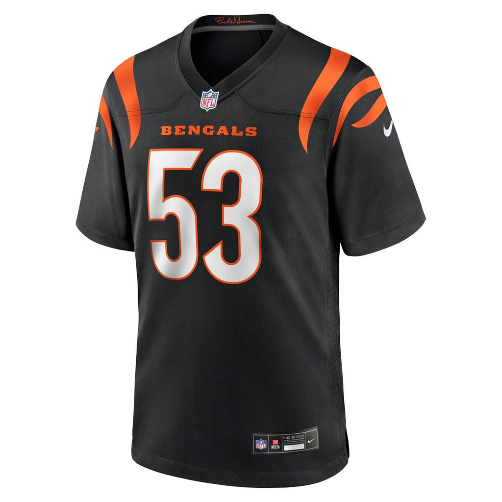 Boye Mafe Cincinnati Bengals Black Team Game Jersey