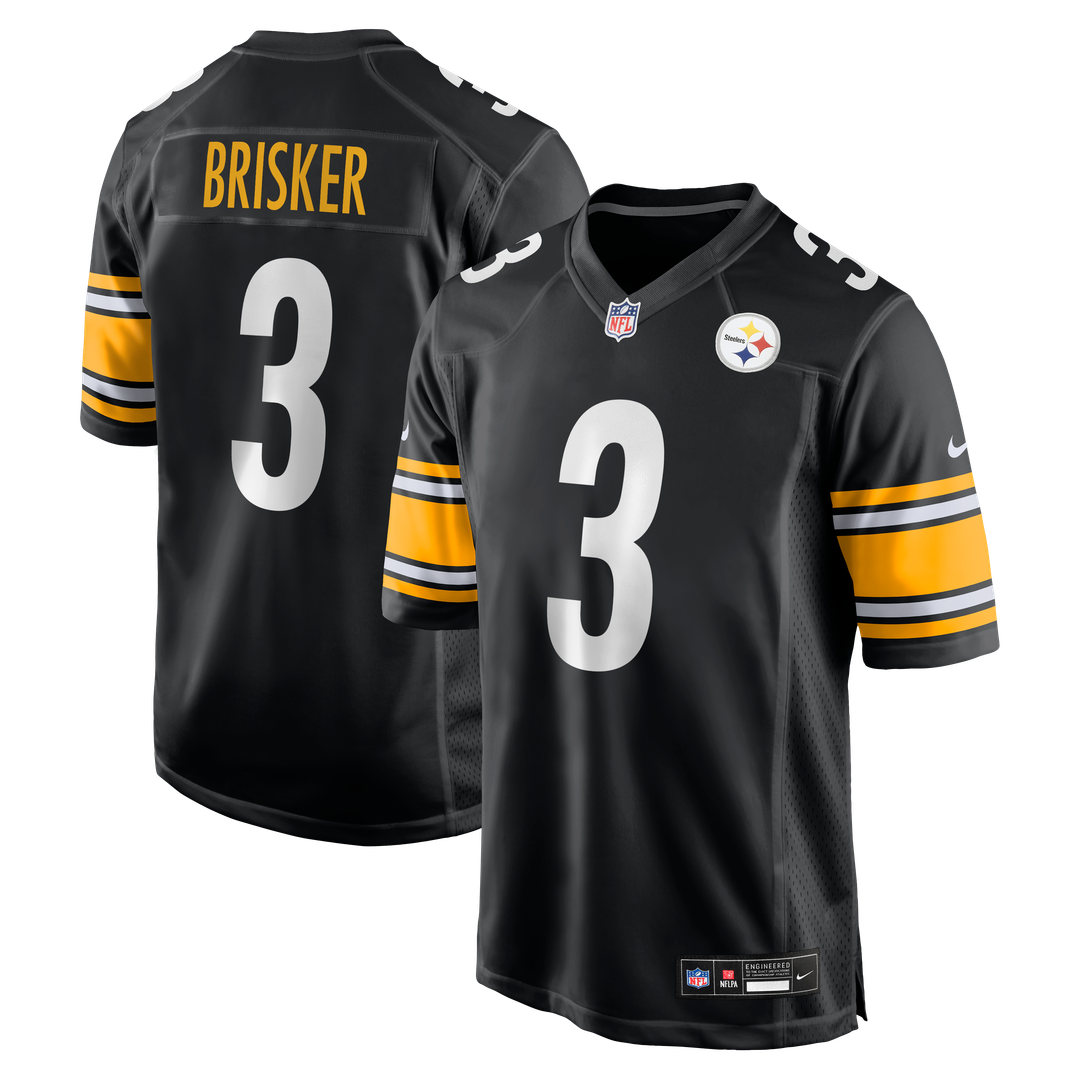 Jaquan Brisker Pittsburgh Steelers Black Team Game Jersey