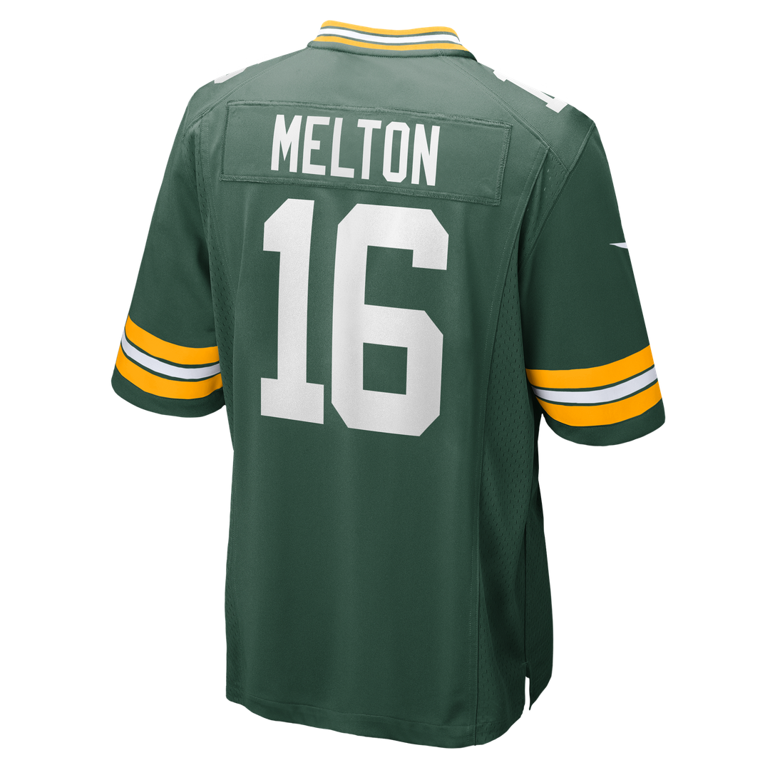 Bo Melton Green Bay Packers Green Team Game Jersey