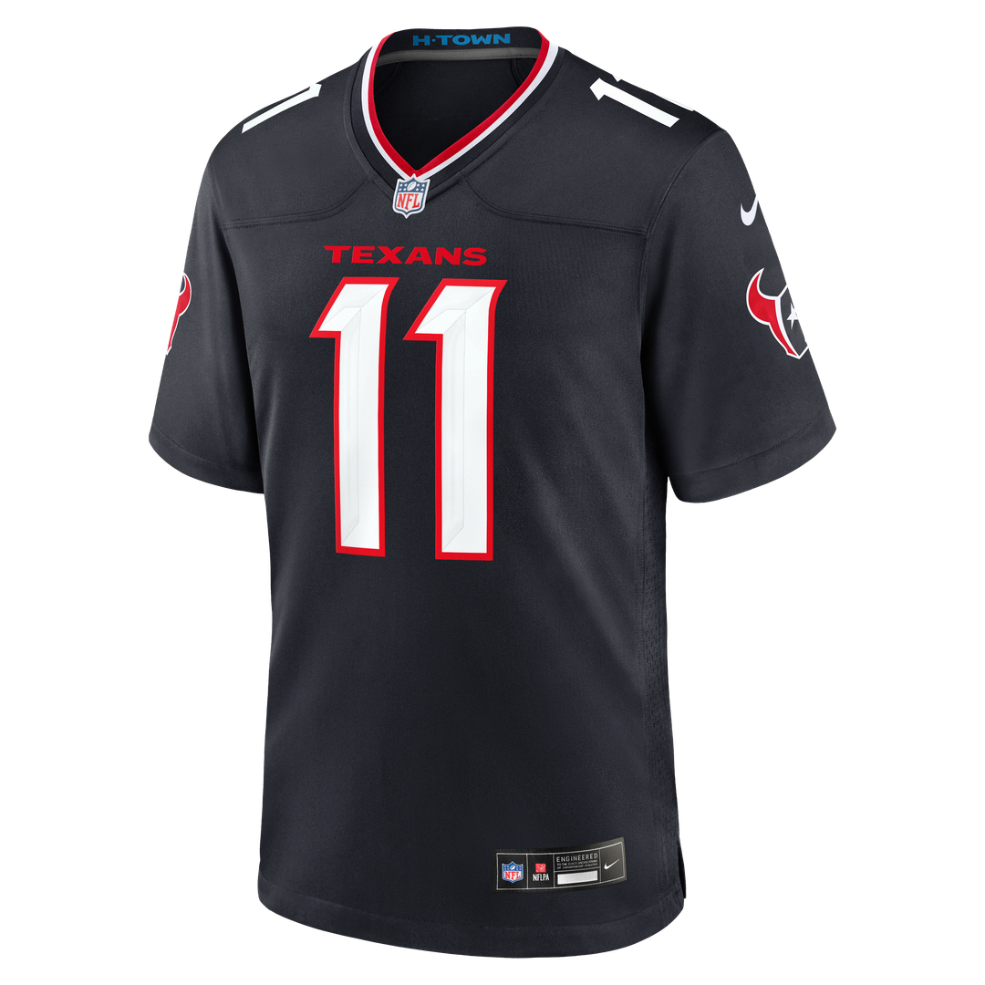 Tremon Smith Houston Texans Navy Team Game Jersey