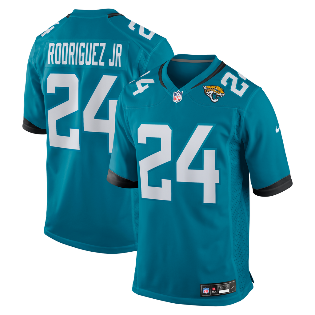Chris Rodriguez Jr. Jacksonville Jaguars Teal Team Game Jersey