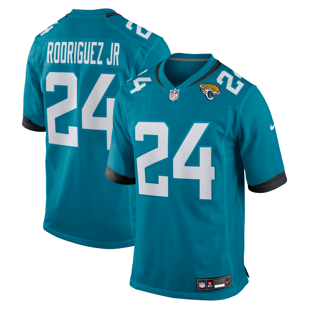 Chris Rodriguez Jr. Jacksonville Jaguars Teal Team Game Jersey