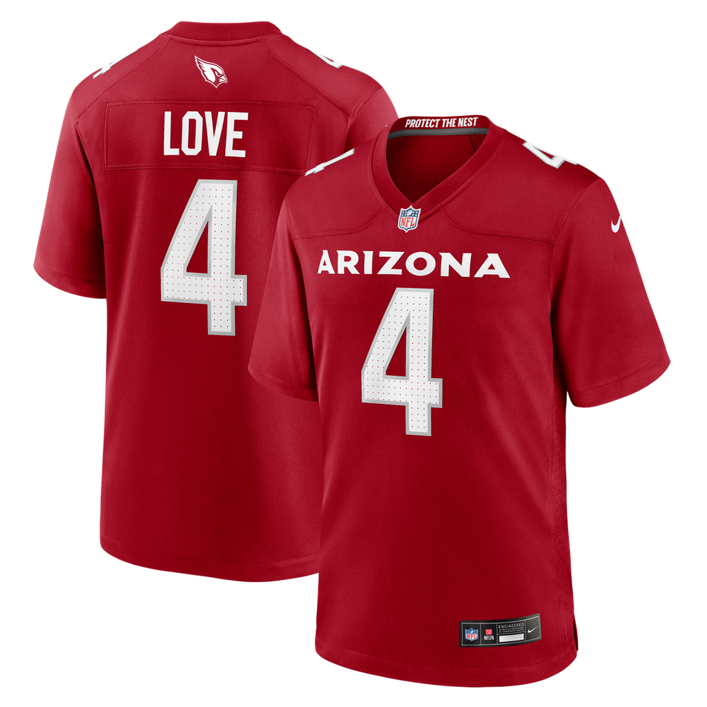 Jeremiyah Love Arizona Cardinals Cardinal Team Game Jersey