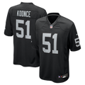Malcolm Koonce Las Vegas Raiders Black Game Jersey