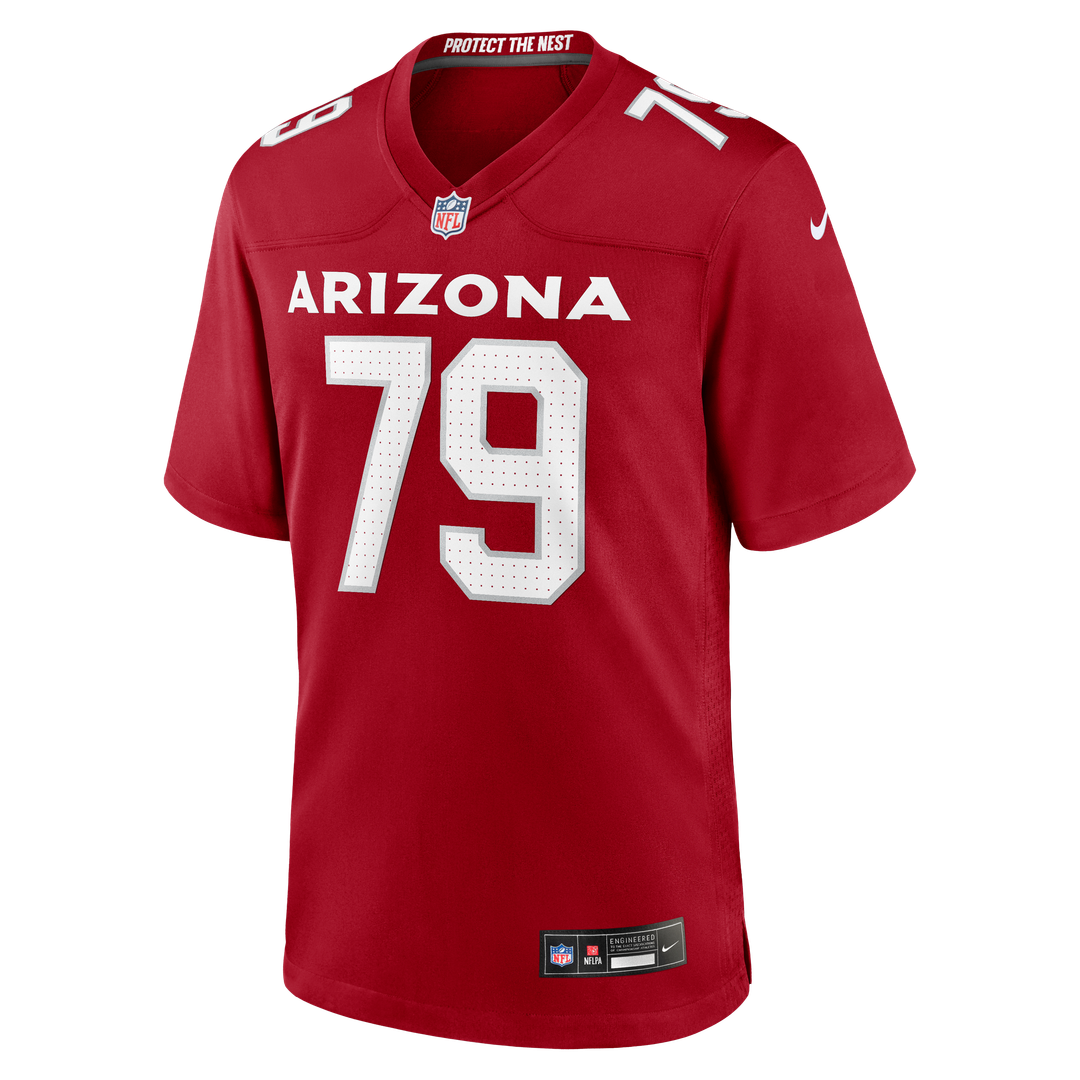PJ Mustipher Arizona Cardinals Cardinal Team Game Jersey