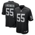 Cody Lindenberg Las Vegas Raiders Black Team Game Jersey